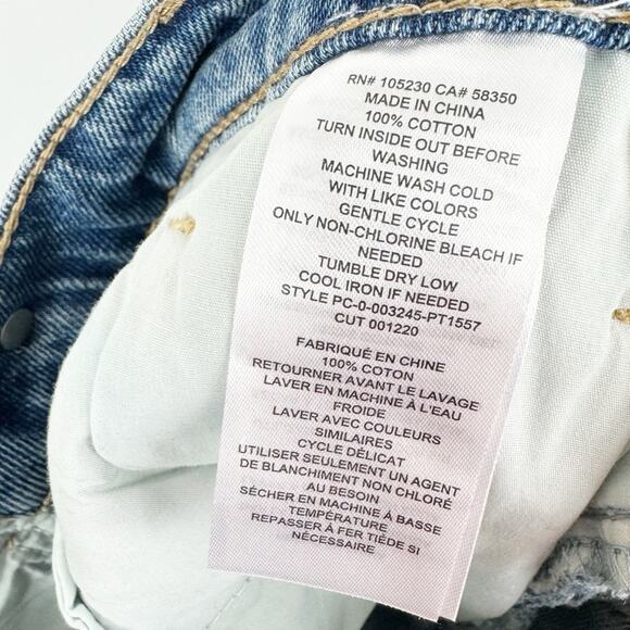 Current Elliott Womens The Fling Slim Boyfriend Jeans Cropped Ankle 25 - Picture 7 of 7